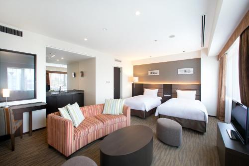 Habitación Doble grande para no fumadores - 2 camas del hotel Holiday Inn Osaka Namba. Foto 6