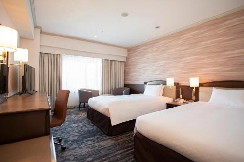 Habitación Económica con 2 camas individuales - No fumadores del hotel Nikko Kansai Airport. Foto 1