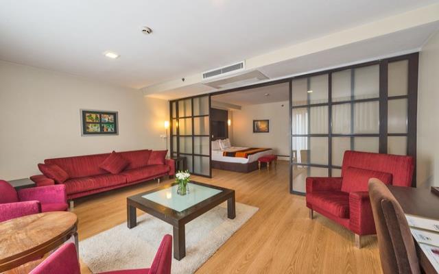 Suite Familiar con vistas a la ciudad del hotel The Beyaz Saray and Spa