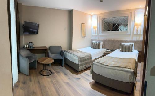 Habitación Doble Estándar con vistas al atrio del hotel The Beyaz Saray and Spa. Foto 4