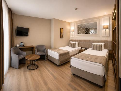 Habitación Doble Estándar con vistas al atrio del hotel The Beyaz Saray and Spa. Foto 4