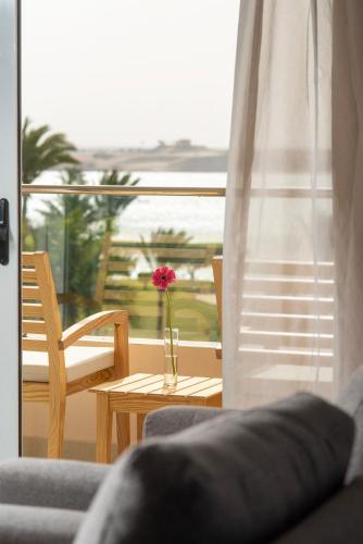 Suite Junior con 1 cama doble, vistas al lago del hotel Mercure Ismailia Forsan Island. Foto 1