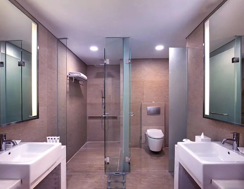 Suite 1 habitación Business 1 Cama doble del hotel Grand Mercure Jakarta Harmoni. Foto 3