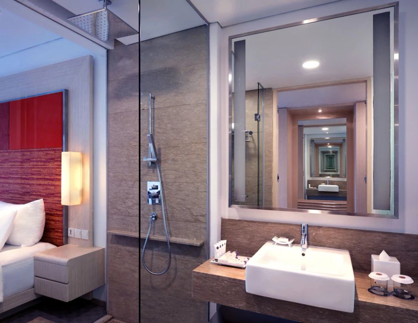 Habitación doble Lujo 2 Camas individuales del hotel Grand Mercure Jakarta Harmoni. Foto 2
