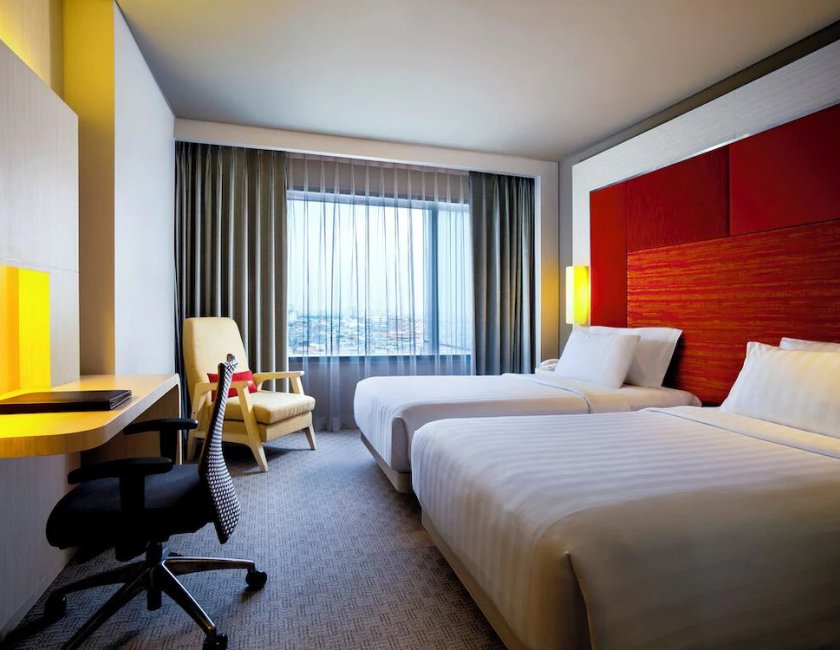 Habitación doble Superior 2 Camas individuales del hotel Grand Mercure Jakarta Harmoni. Foto 2