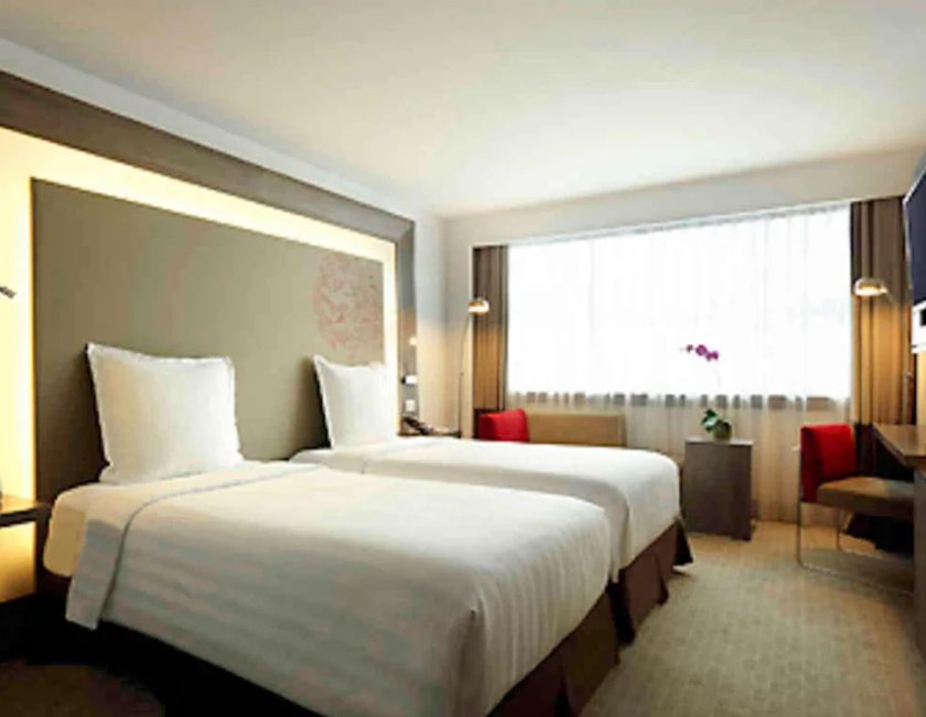 Habitación superior con 2 camas individuales del hotel Novotel Jakarta Gajah Mada
