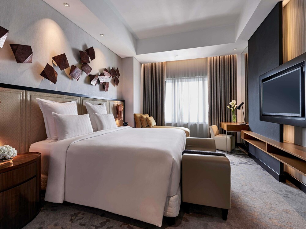 Suite, varias camas, Acceso al salón del club (Accent) del hotel Pullman Jakarta Indonesia