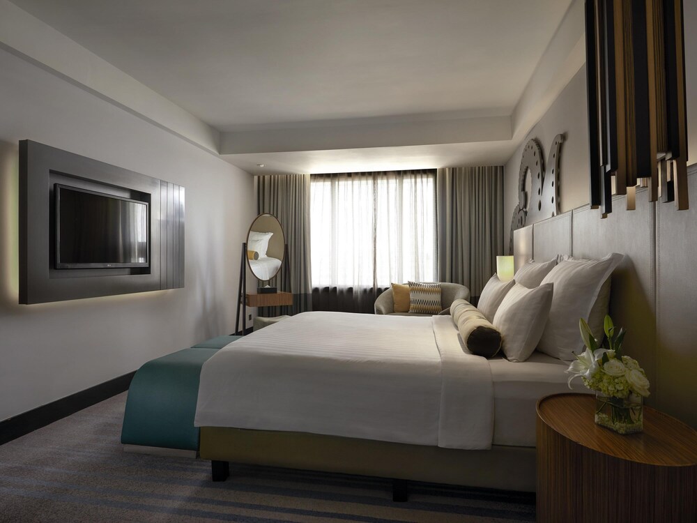 Suite Deluxe, 1 cama de matrimonio grande, Acceso al salón del club del hotel Pullman Jakarta Indonesia