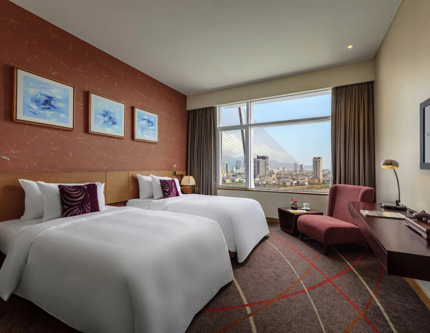 Habitación doble Vista Rio Superior 2 Camas individuales Normal del hotel Grand Mercure Danang