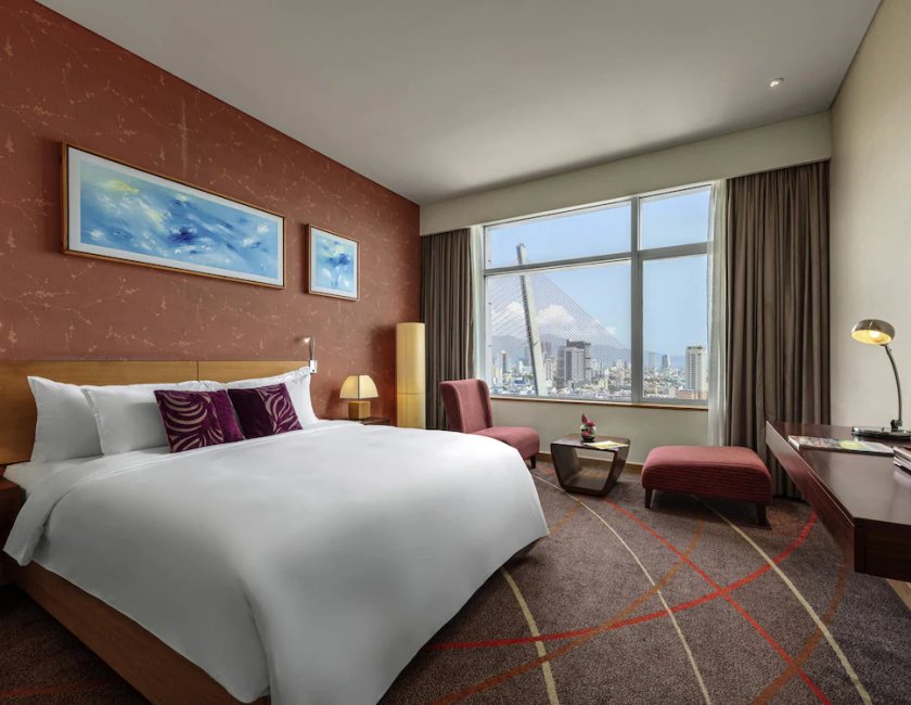 Habitación doble Lujo Vista Rio 1 Cama queen del hotel Grand Mercure Danang