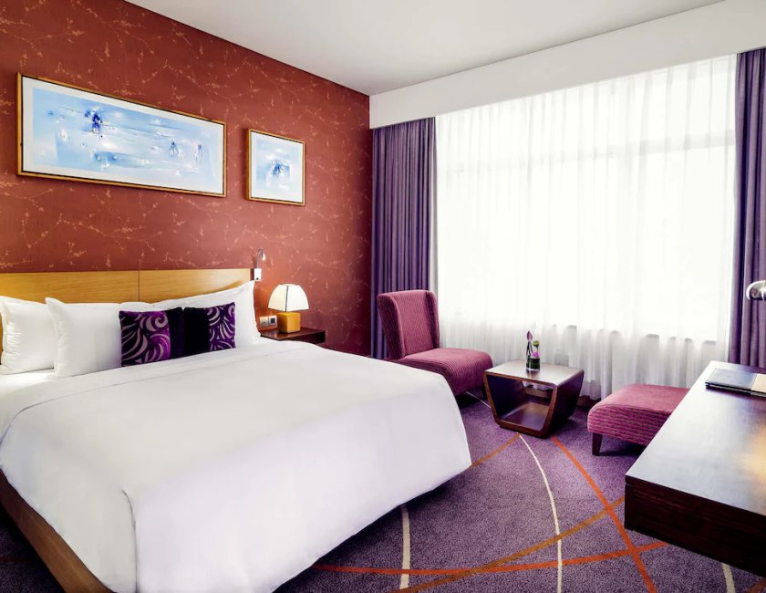 Habitación doble Lujo Vista Rio 1 Cama queen del hotel Grand Mercure Danang. Foto 4