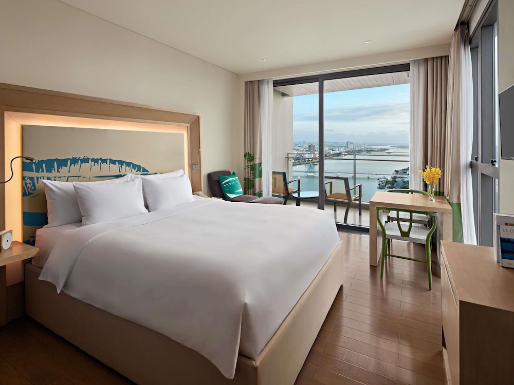 Apartamento Estudio, balcón, vistas al río Han, cocinas totalmente equipadas - 1 cama king del hotel Novotel Danang Premier Han River