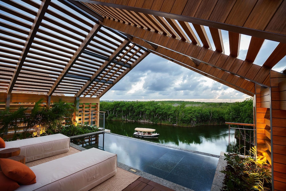 Villa con Piscina en la Azotea Frente a la Laguna y al Atardecer del hotel Banyan Tree Mayakoba. Foto 4