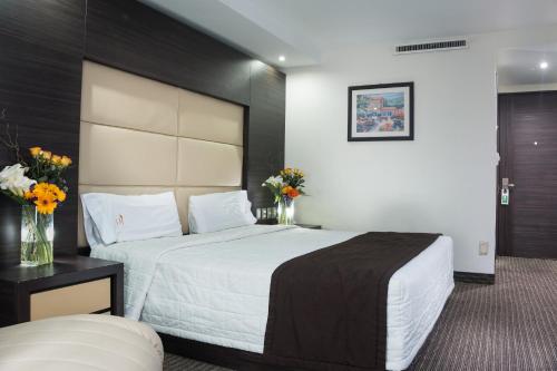 Habitación con cama extragrande del hotel Astor. Foto 3