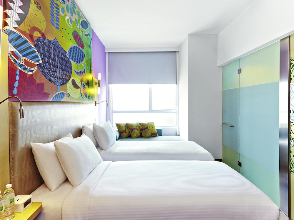 Habitación estándar con 2 camas individuales del hotel Ibis Styles Kuala Lumpur Fraser Business Park