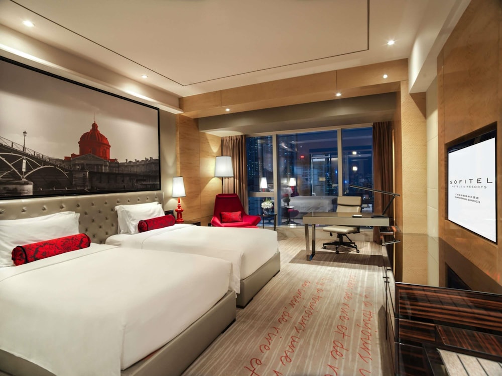 Habitación Magnifique 2 Camas Individuales del hotel Sofitel Guangzhou Sunrich. Foto 5