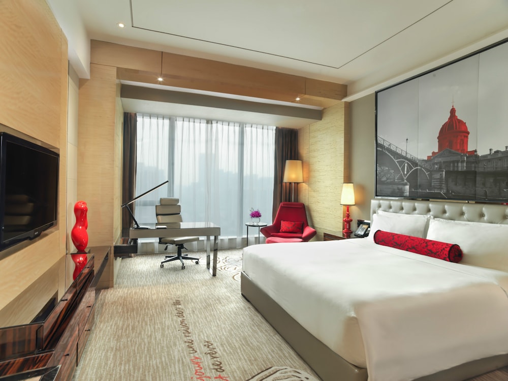 HABITACIÓN SUPERIOR, 1 Cama King del hotel Sofitel Guangzhou Sunrich. Foto 2