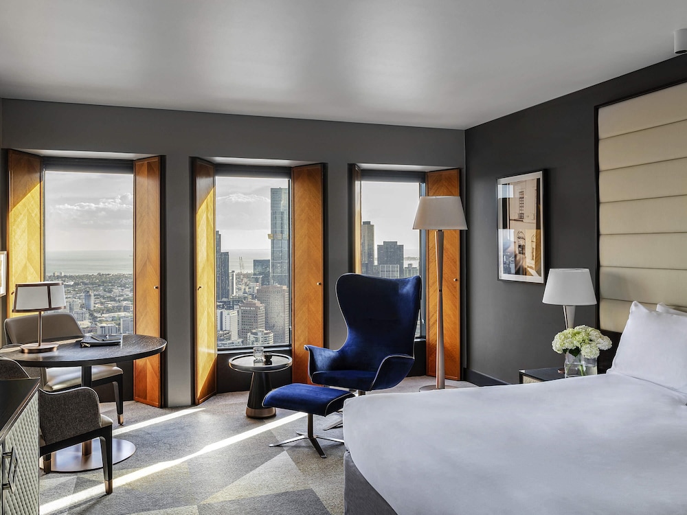 HABITACIÓN SUPERIOR, 1 Cama King, Vistas a la Bahía y al Río del hotel Sofitel Melbourne On Collins