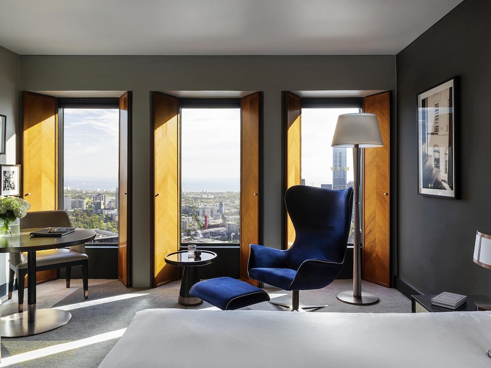 HABITACIÓN SUPERIOR, 1 Cama King, Vistas a la Bahía y al Río del hotel Sofitel Melbourne On Collins. Foto 2