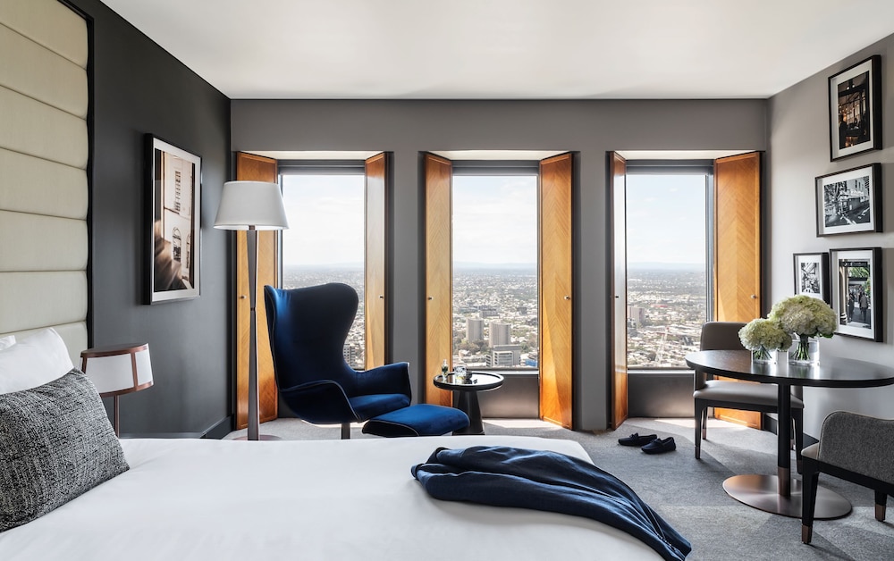 HABITACIÓN SUPERIOR, 1 Cama King, Vistas a la Bahía y al Río del hotel Sofitel Melbourne On Collins. Foto 4