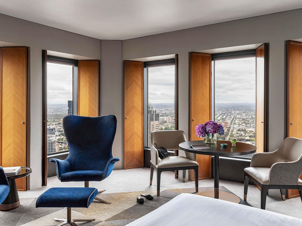 HABITACIÓN DE ESQUINA DE LUJO, 1 Cama King, Vistas a la Ciudad o a la Bahía del hotel Sofitel Melbourne On Collins