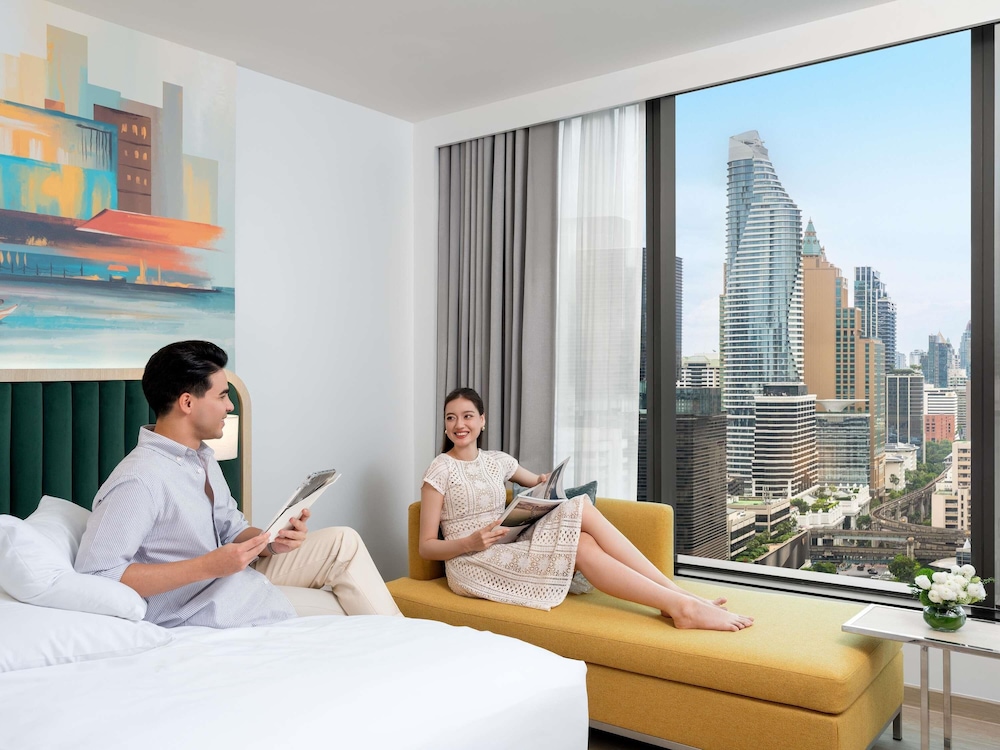 Habitación Ejecutiva con vistas al parque, 2 camas individuales y acceso al salón del hotel Novotel Bangkok Platinum - Sha Extra Plus. Foto 5