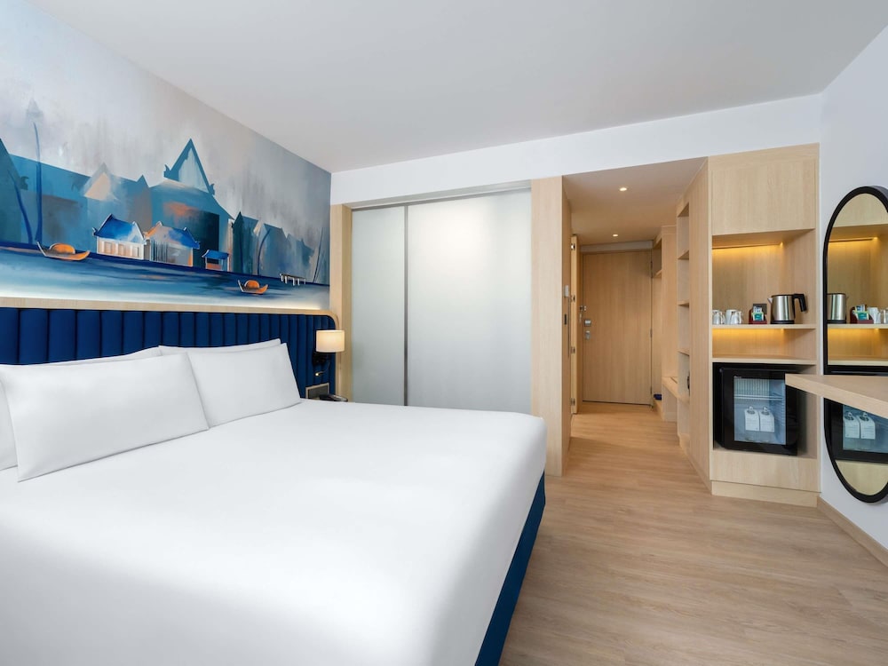 Habitación Deluxe con 1 Cama King Size y vistas al parque del hotel Novotel Bangkok Platinum - Sha Extra Plus. Foto 3