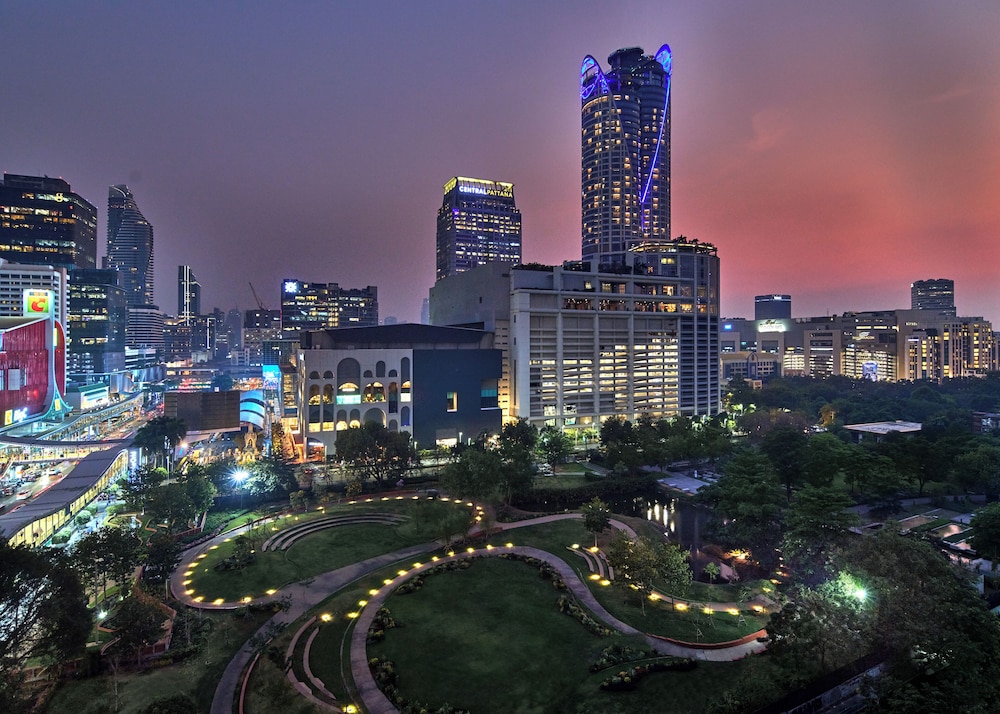 Habitación Premier con vistas al parque y 2 camas individuales del hotel Novotel Bangkok Platinum - Sha Extra Plus. Foto 5