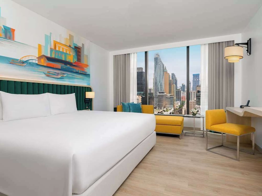 Habitación Ejecutiva con vistas al parque, 1 cama king size y acceso al salón del hotel Novotel Bangkok Platinum - Sha Extra Plus. Foto 2