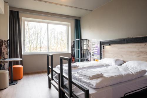 Habitación Doble - 2 camas del hotel A&O Brussels Centrum