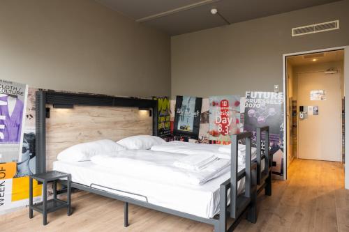 Habitación Doble del hotel A&O Brussels Centrum. Foto 5