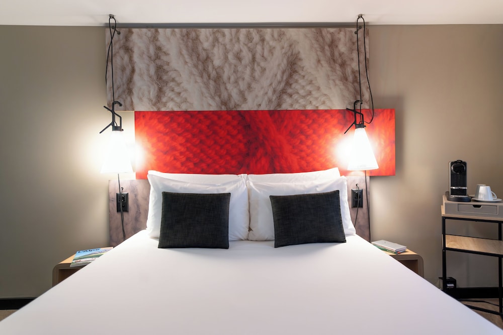 Habitación Confort con 1 cama doble (63 x 79 pulgadas) del hotel Ibis Geneve Centre Lac