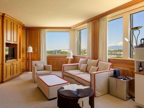 Swiss Suite One Bedroom del hotel Mövenpick Hotel Geneva. Foto 4