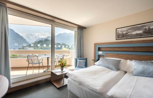 Habitación Doble Deluxe - 2 camas del hotel Metropole Interlaken. Foto 9