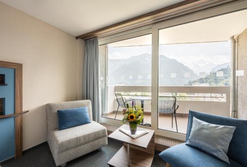 Habitación Doble Deluxe - 2 camas del hotel Metropole Interlaken. Foto 11