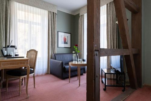 Suite Junior del hotel Grand Beau Rivage Interlaken. Foto 4