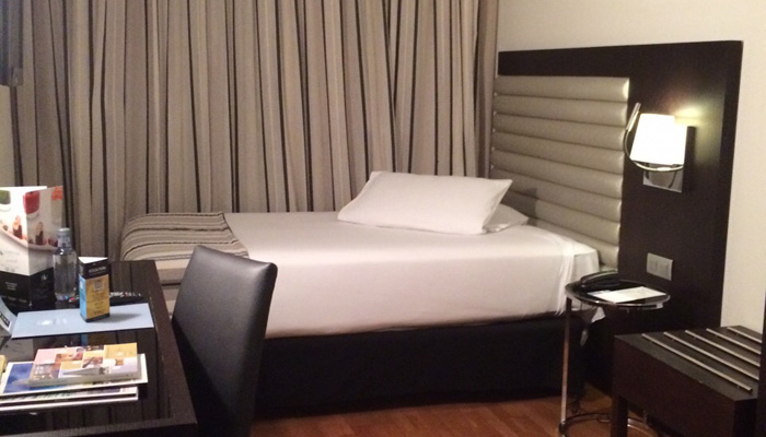 Habitación individual del hotel Eurostars Cristal Palace