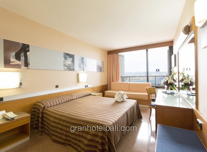 Habitación doble del hotel Gran Bali