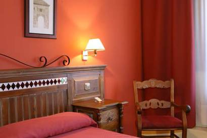 Habitación individual del hotel Crisol Guadalupe