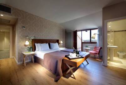 Habitación doble Balcón o Terraza del hotel Exe Casa De Los Linajes