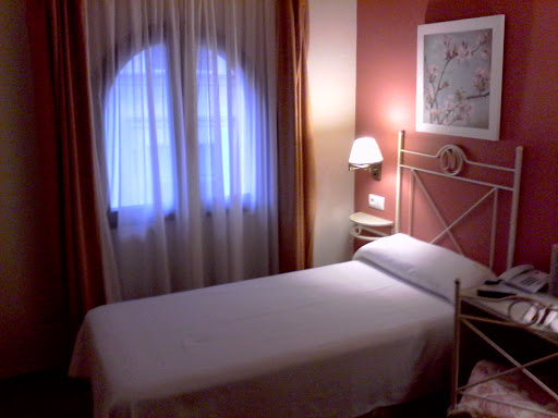 Habitación individual del hotel Murillo
