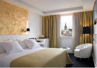 Habitación Supreme Vista Ciudad del hotel Colón Gran Meliá