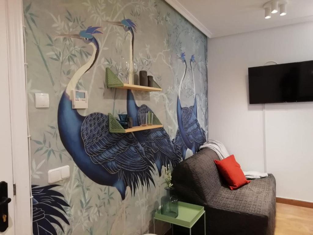 Estudio con Sofa Cama del hotel SmartRental Gran Via 47