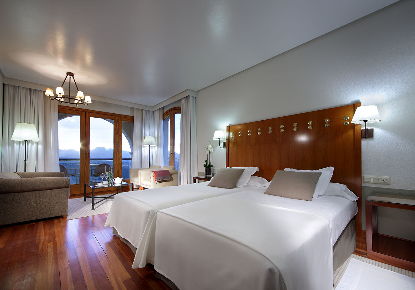 Habitación doble del hotel Parador De Ronda