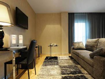 Junior suite del hotel Eurostars Executive. Foto 1